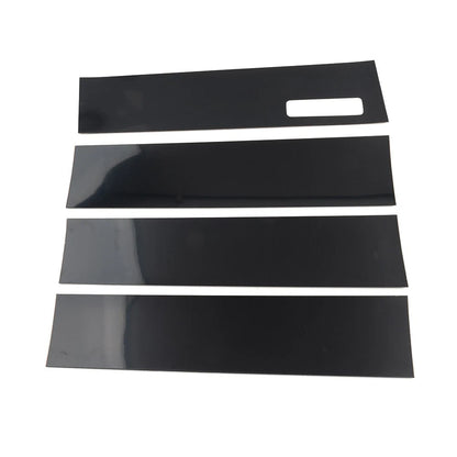 Pillar Posts Door Window Cover Trim Kit For Ford F150 F-150 2015-22 Gloss Black