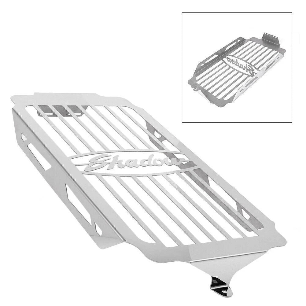 Radiator Grille Guard for Honda VT1100 Shadow / Spirit / Sabre Silver 1987-2007