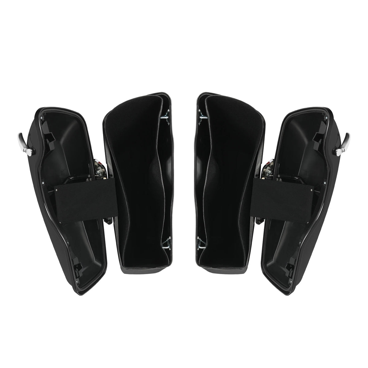Hard Saddlebags For Harley Street Glide 14-23 22 Sunset Orange/Sunset Black Fade