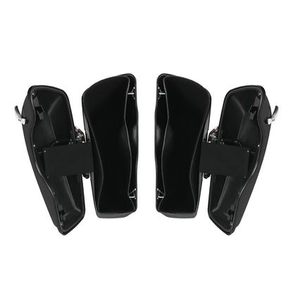Hard Saddlebags For Harley Street Glide 14-23 22 Sunset Orange/Sunset Black Fade