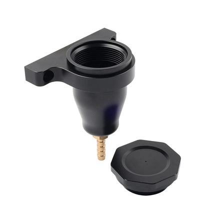 Black Upgraded Billet Hydraulic Clutch Reservoir w/O-Ring Application Universal