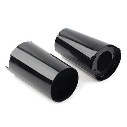 2x Fork Boot Slider Covers for Harley Touring Electra Street Tri Glide Black US