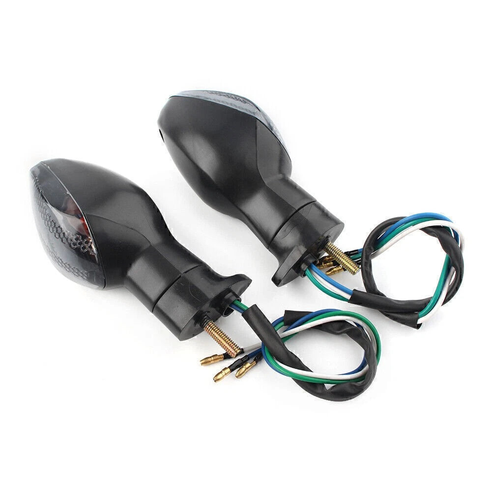 Turn Signal Indicator Lights Amber Lamp Fit Honda CBR600RR CBR1000RR CB600F BLK