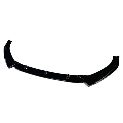 Glossy BLK Front Bumper Lower Lip Spoiler Body Kit For Audi A3 S3 8V Sedan 17-20