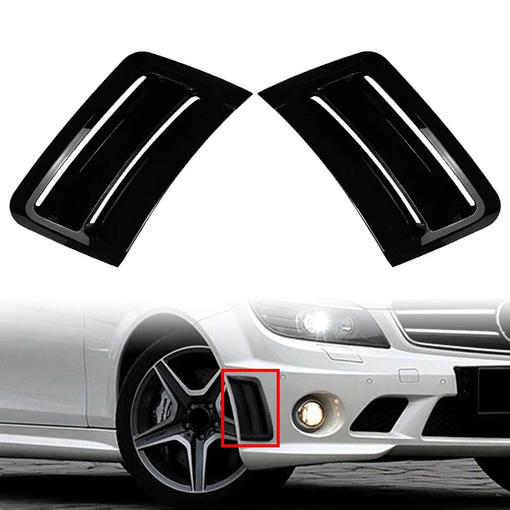 Front Side Air Vent Spoiler For Mercedes Benz C Class W204 S204 C63 2007-2010