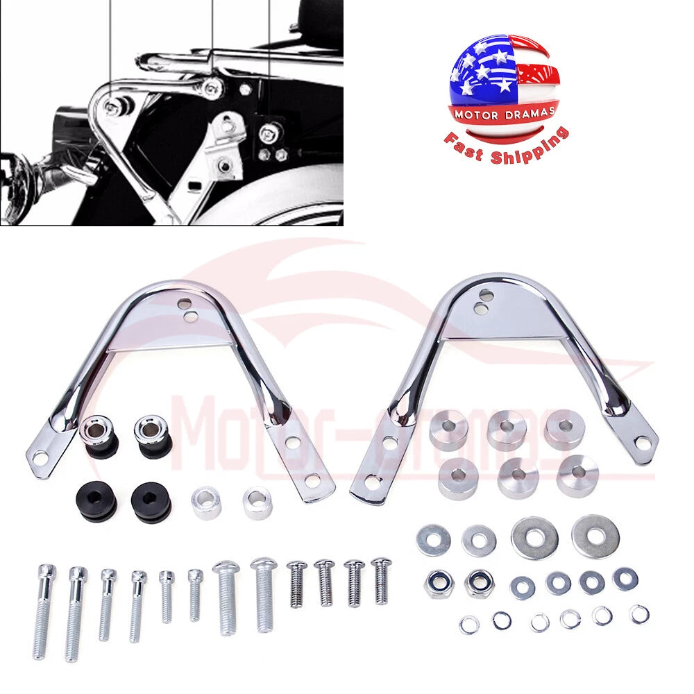 Two up Tour Pack PAK Docking Hardware Kit For Harley Touring Road King 1997-2008