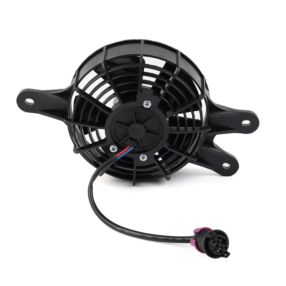 Radiator Fan for LINHAI 260CC 300cc 400cc ATV Quad LH260 LH300 LH400 Black Motor