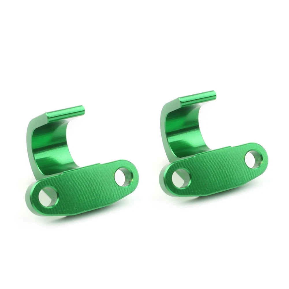 2X Rear Brake Line Hose Cable Guide Clamp For KAWASAKI KX250F KX450 KX450F KX250