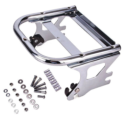 Chrome Two-up Tour Pack Mounting Luggage Rack For Harley 97-08 Touring Road King