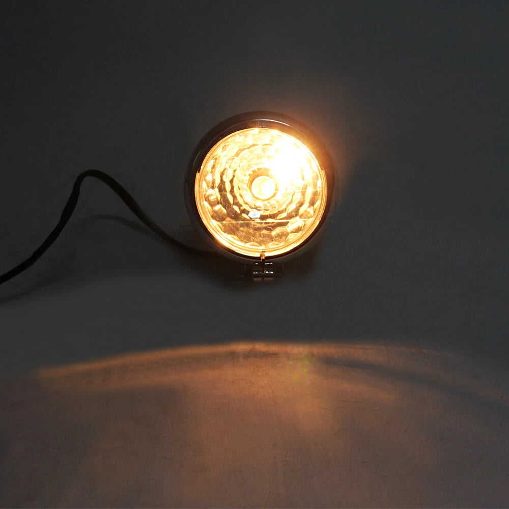 Bullet Driving/Passing Turn Signal Spot Light Bar For Harley Touring Dyna Softai
