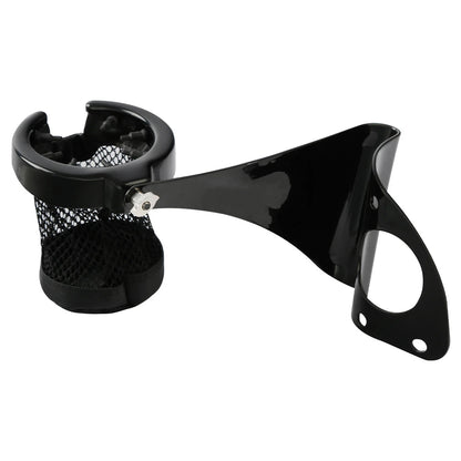Rear Drink Cup Holder Passenger Fit For Harley Touring Street Road Glide 2014-Up