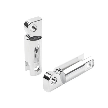 2x Male Mount Foot Peg Extensions For Harley Sportster Softail Dyna Touring Chro
