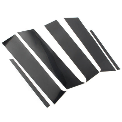 6pcs Pillar Posts Set Door Trim Black For Mitsubishi Lancer Sedan 2008-2017 2009