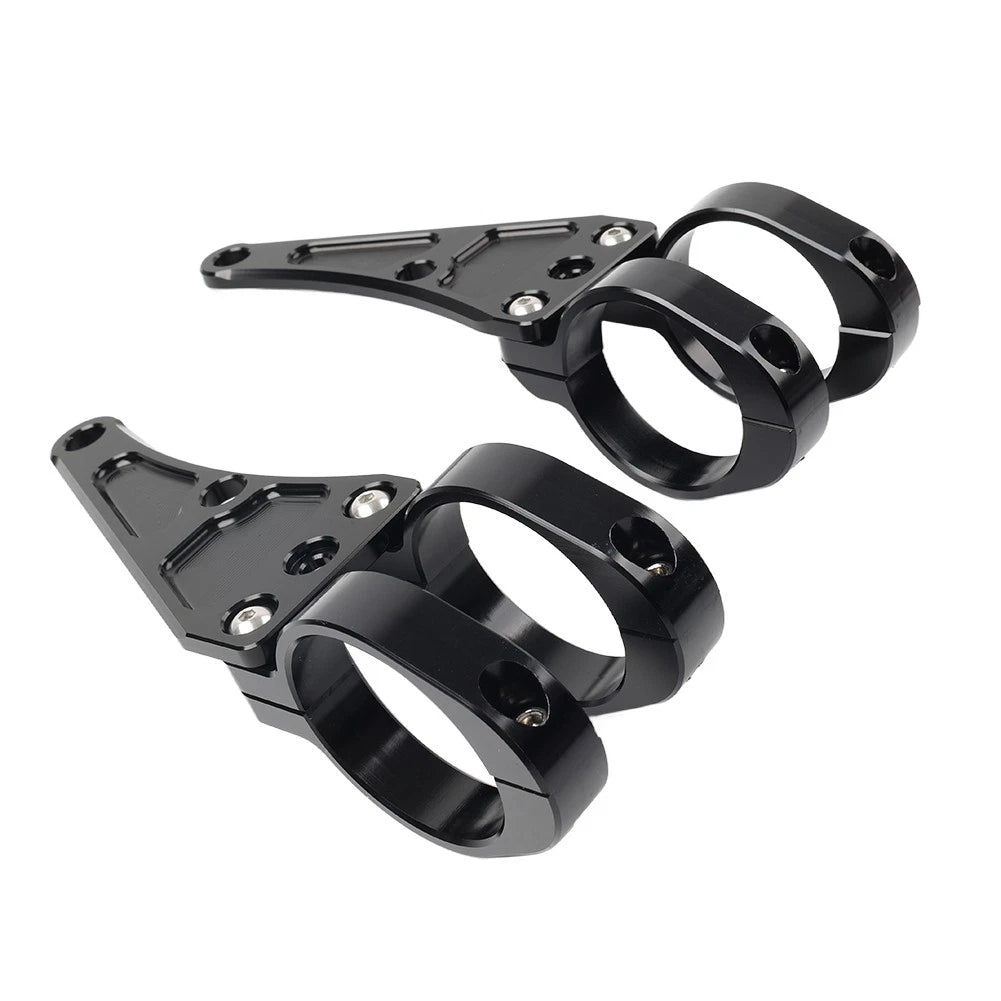 41MM Motorcycle Headlight Bracket Mount Clamp Fork Tube Holder For Harley