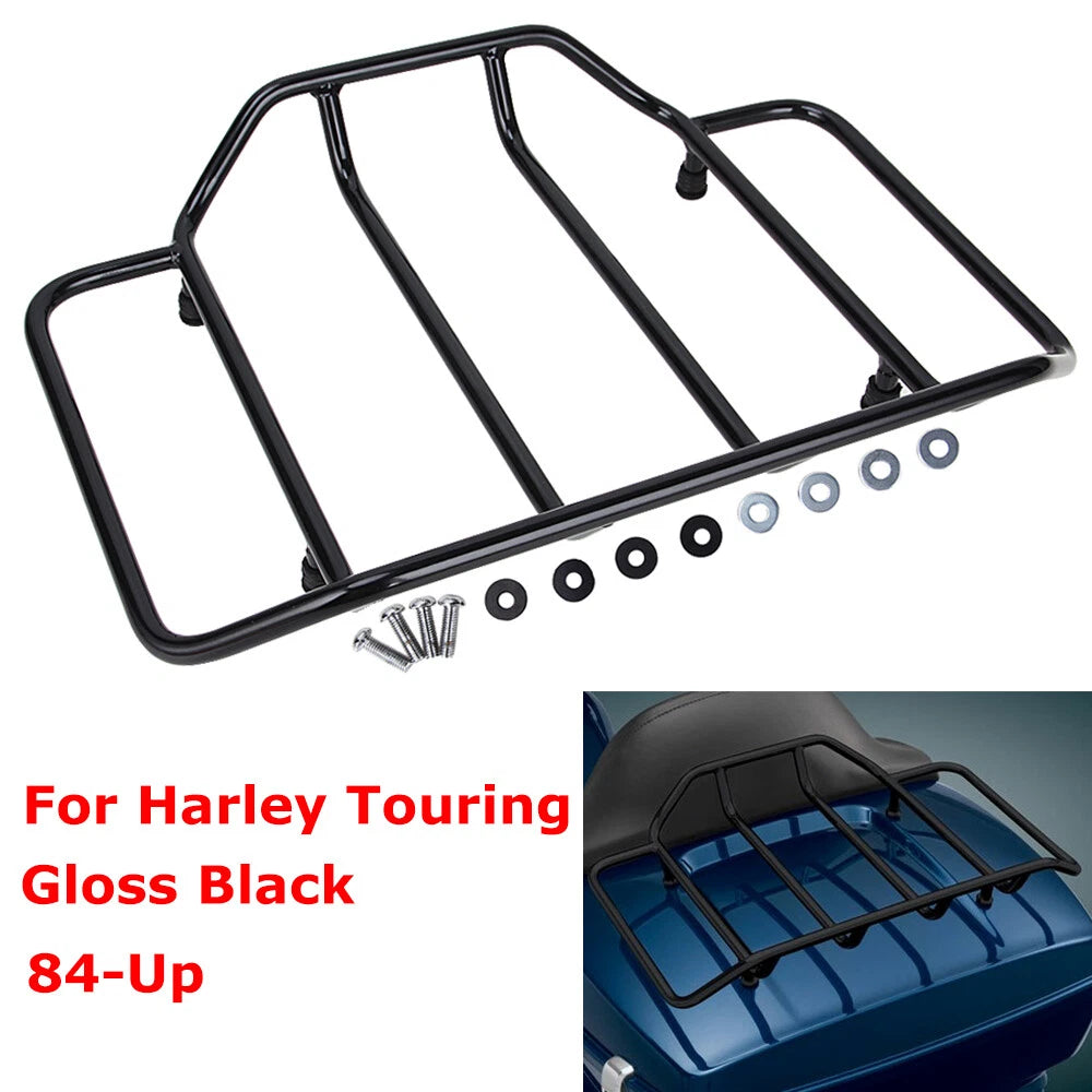 Tour Pack Pak Trunk Top Luggage Rack For Harley Touring Road King Electra Glide