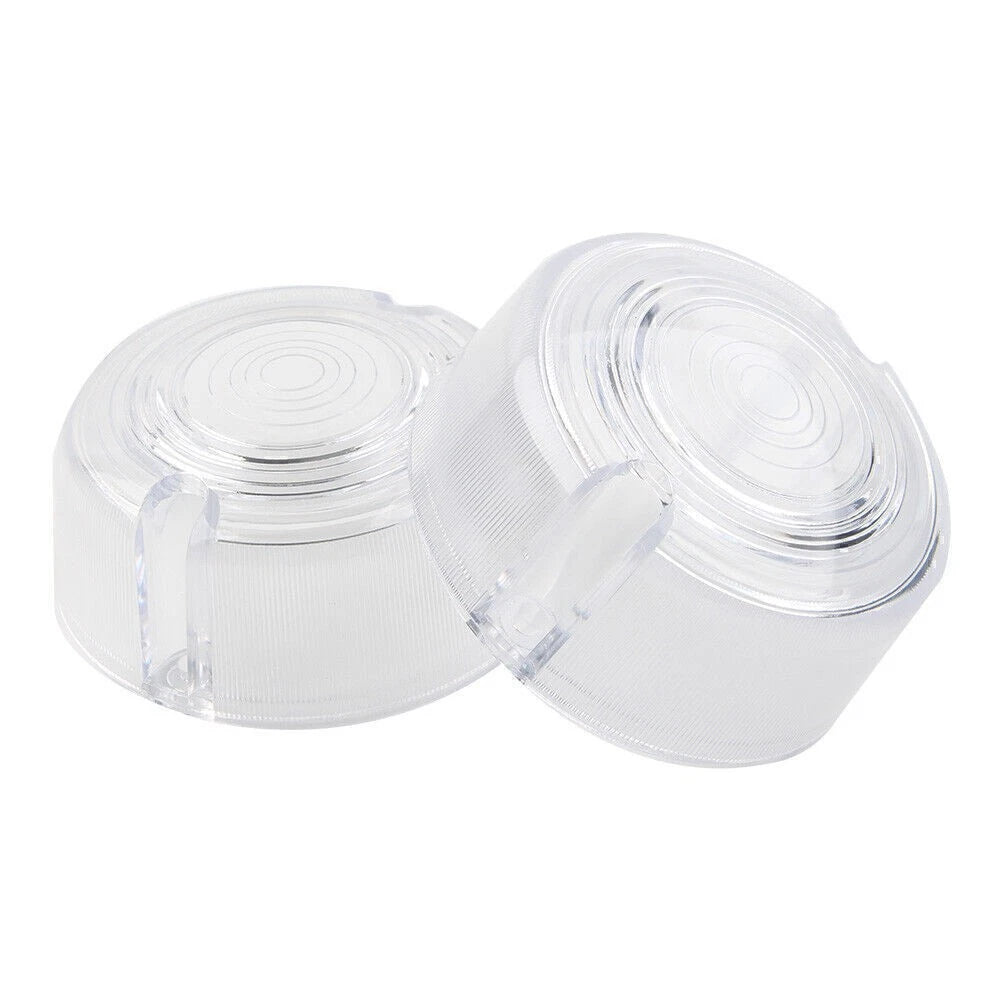 2 Pcs Turn Signal Lens Cover For Harley Dyna FXD FXR Sportster XLH 883 1200 FXST