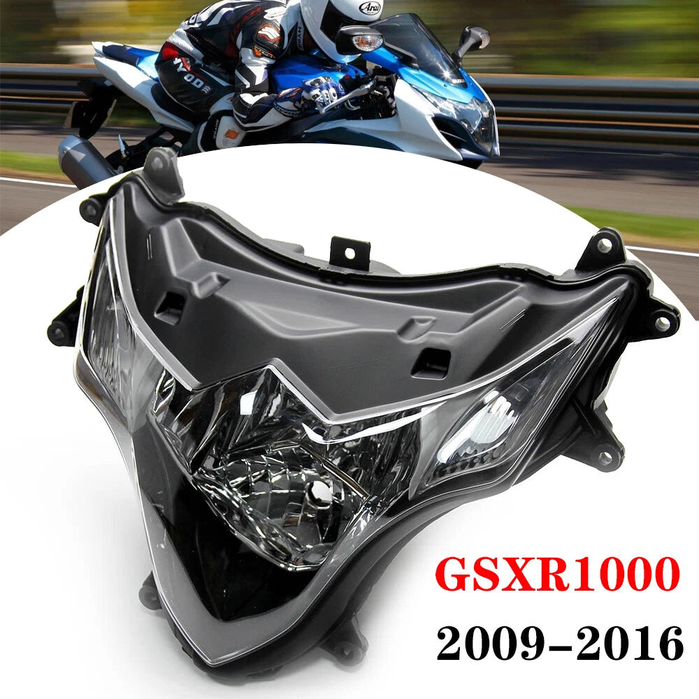 Front Headlight for GSXR1000 2009 10 11 12 13 14 15 16 Suzuki Headlamp Assembly