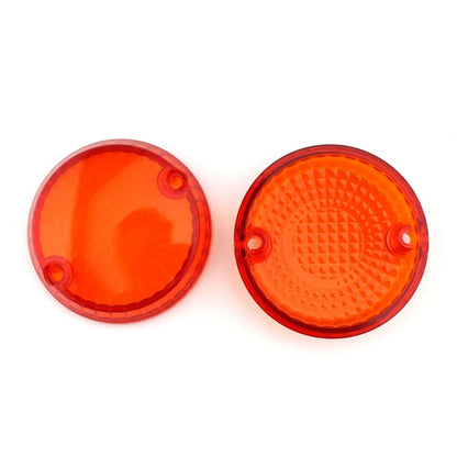 2pcs Turn Signal Lens Cover For Kawasaki Vulcan 1500 Classic Mean Streak Amber