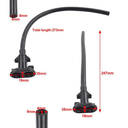 Pair Headlight Washer Jet Sprayer Front Left Right For Range Rover Sport 2010-13