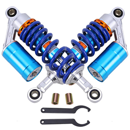 Pair 11" 280mm Air Shock Absorbers Suspension Universal Motorcycle ATV Dirt Bike