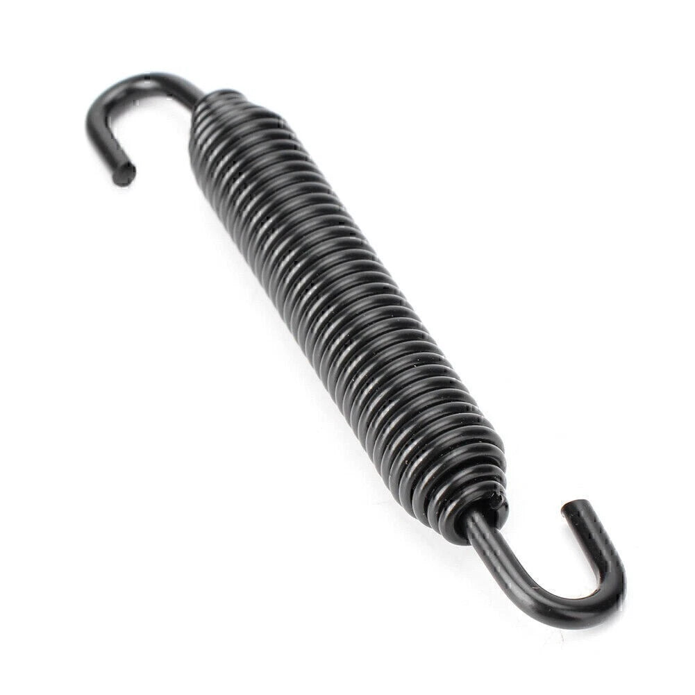Universal Long Stainless Header Exhaust Springs Motorcycle Black US
