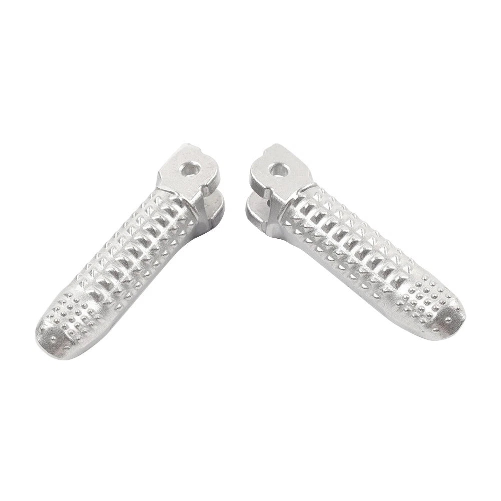 Pair Silver Front Driver Foot Pegs Footrest Pedals For BMW R nineT 2020-2024