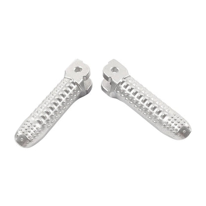 Pair Silver Front Driver Foot Pegs Footrest Pedals For BMW R nineT 2020-2024
