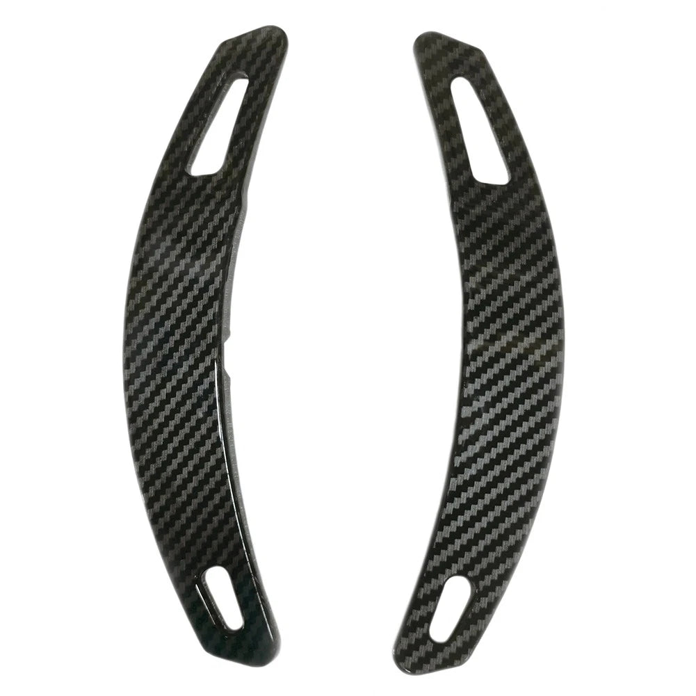 2 Pcs Steering Wheel Shift Paddle Shifter Extension For Porsche Panamera Macan