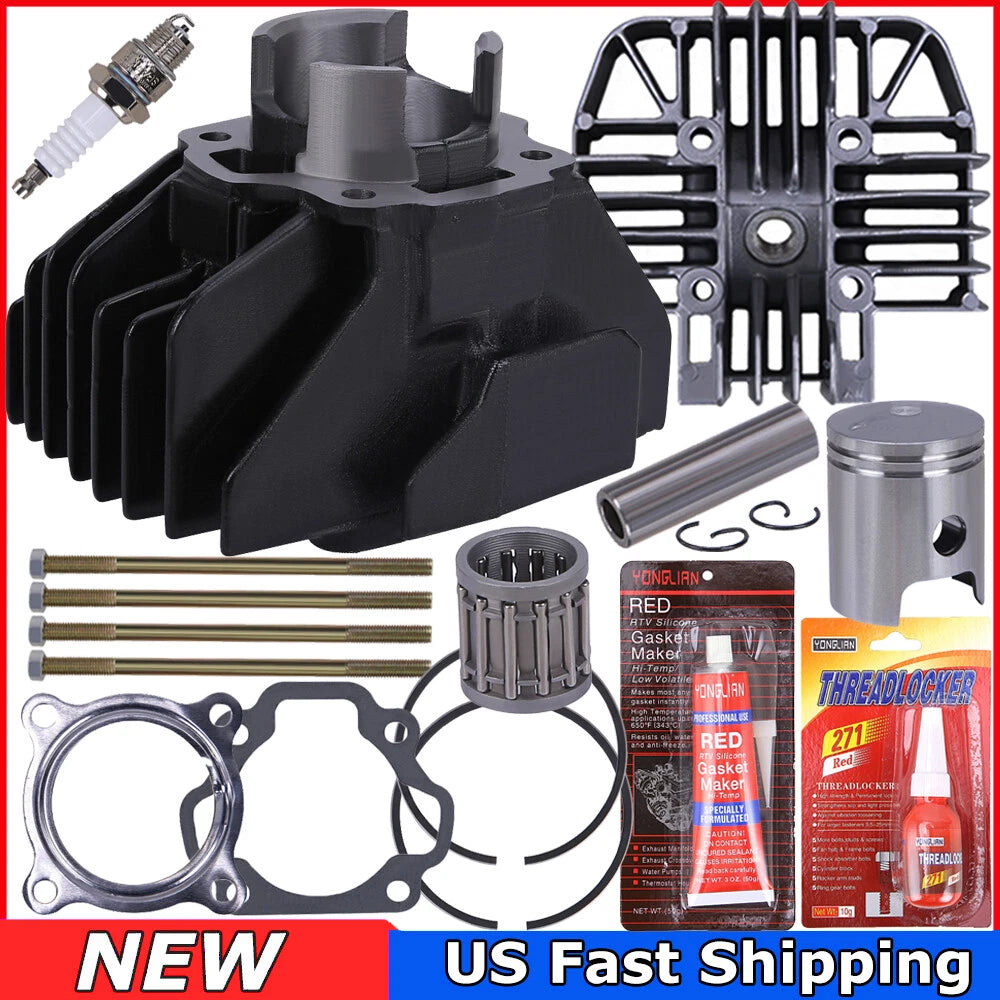 For 1983-2006 Yamaha PW80 PW 80 Cylinder Gasket Piston Ring Top End Rebuild Kit
