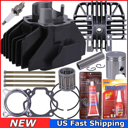 For 1983-2006 Yamaha PW80 PW 80 Cylinder Gasket Piston Ring Top End Rebuild Kit