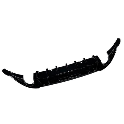 Rear Bumper Protector Spoiler Lip For VW Golf 7 Standard GTD 2014-2017 Black