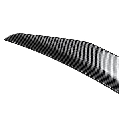 Carbon Fiber Look Rear Trunk Spoiler Wing For Audi A4 B8.5 S4 Sedan 2013-16