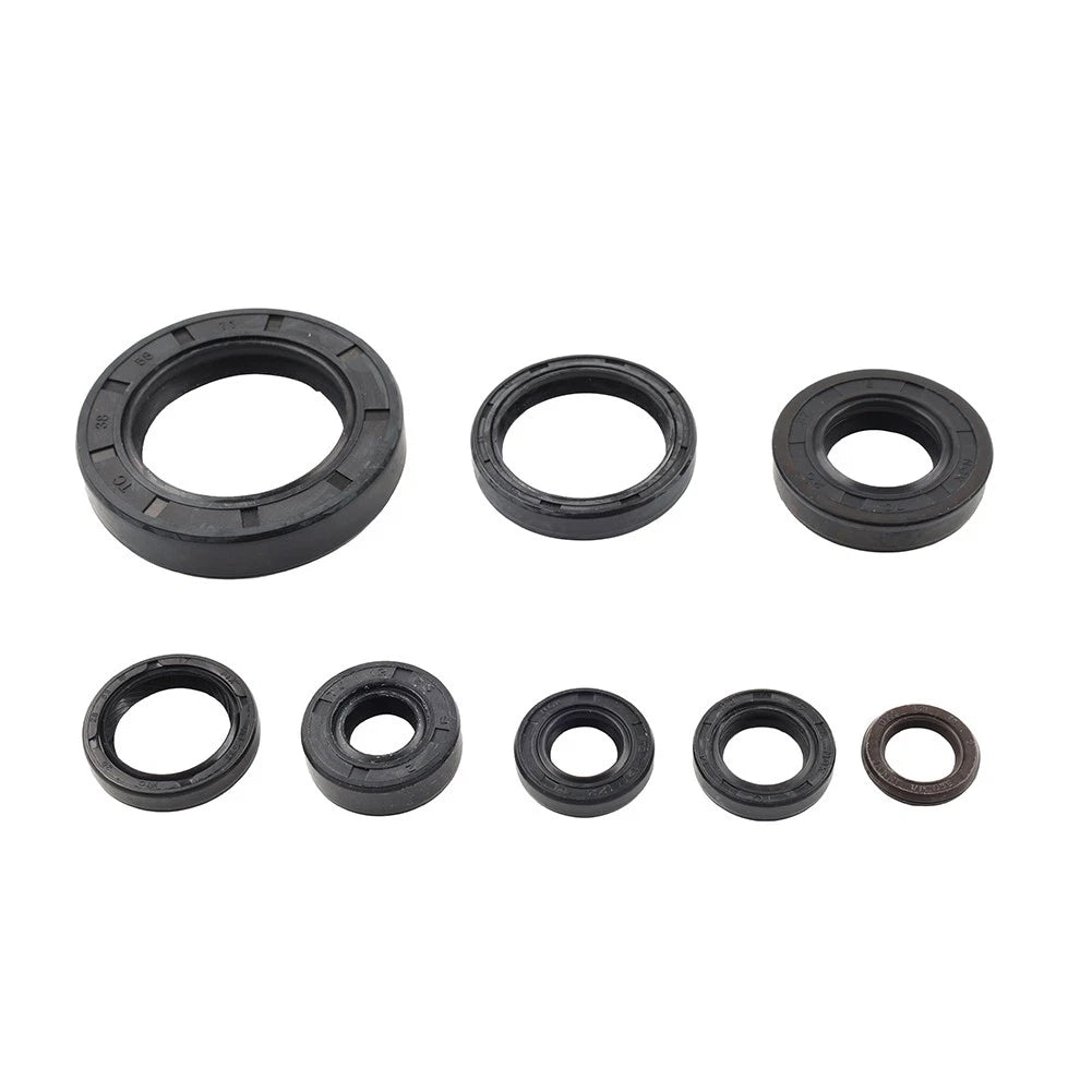 Complete Engine Oil Seal Kit Set 8pcs For Honda CR250R 1992-2001