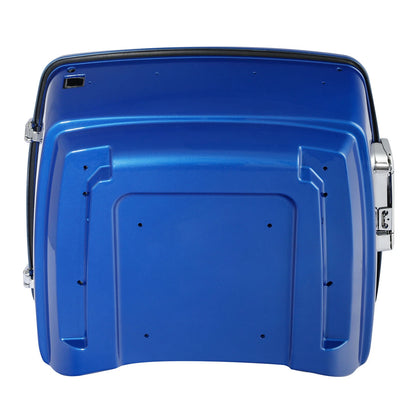 King Trunk Pad Mount Rack For Harley Touring Road Glide 2014-2026 Electric Blue