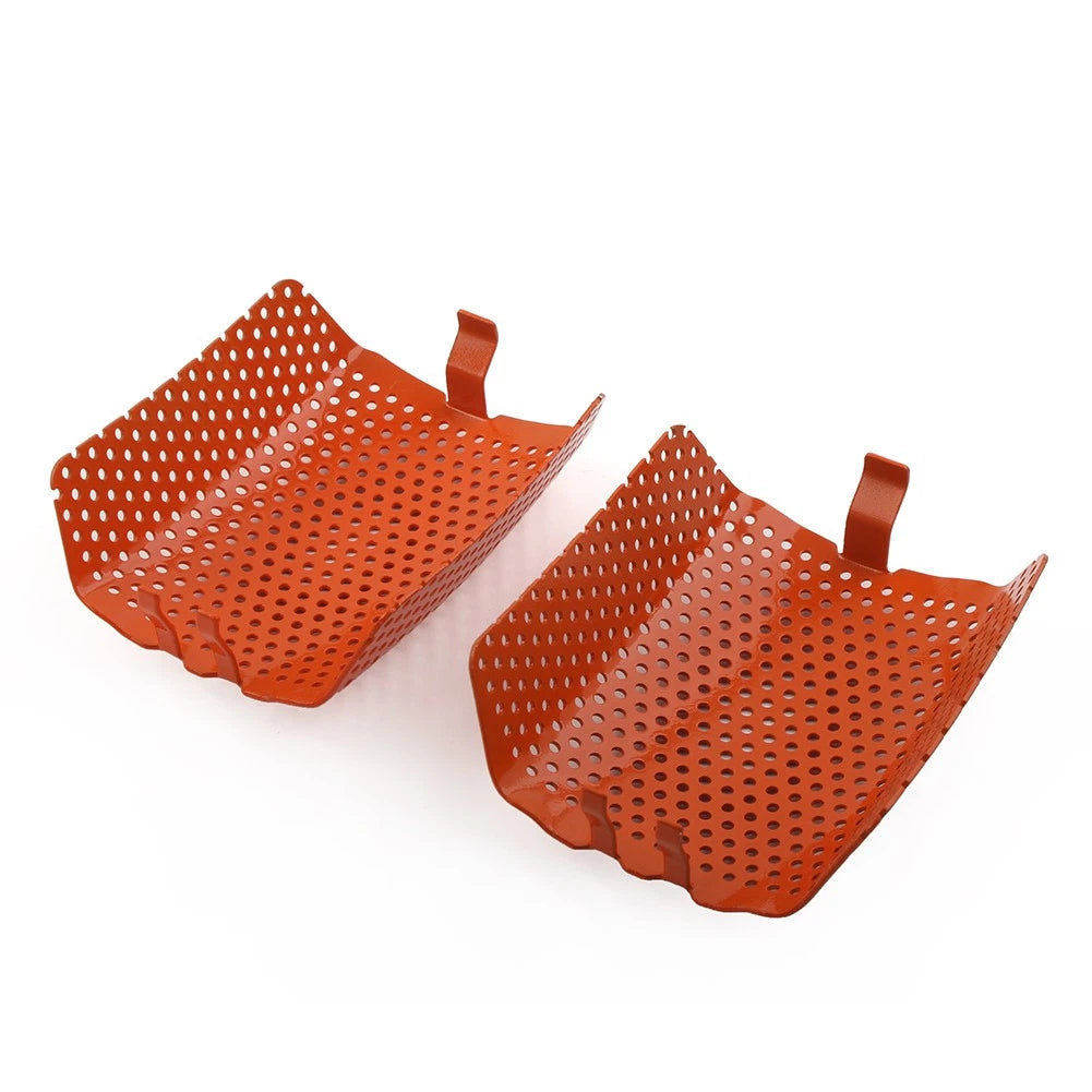 Front Caliper Screen Inserts Orange Fit Harley V-Rod & Touring 2006-2019 US 2Pcs