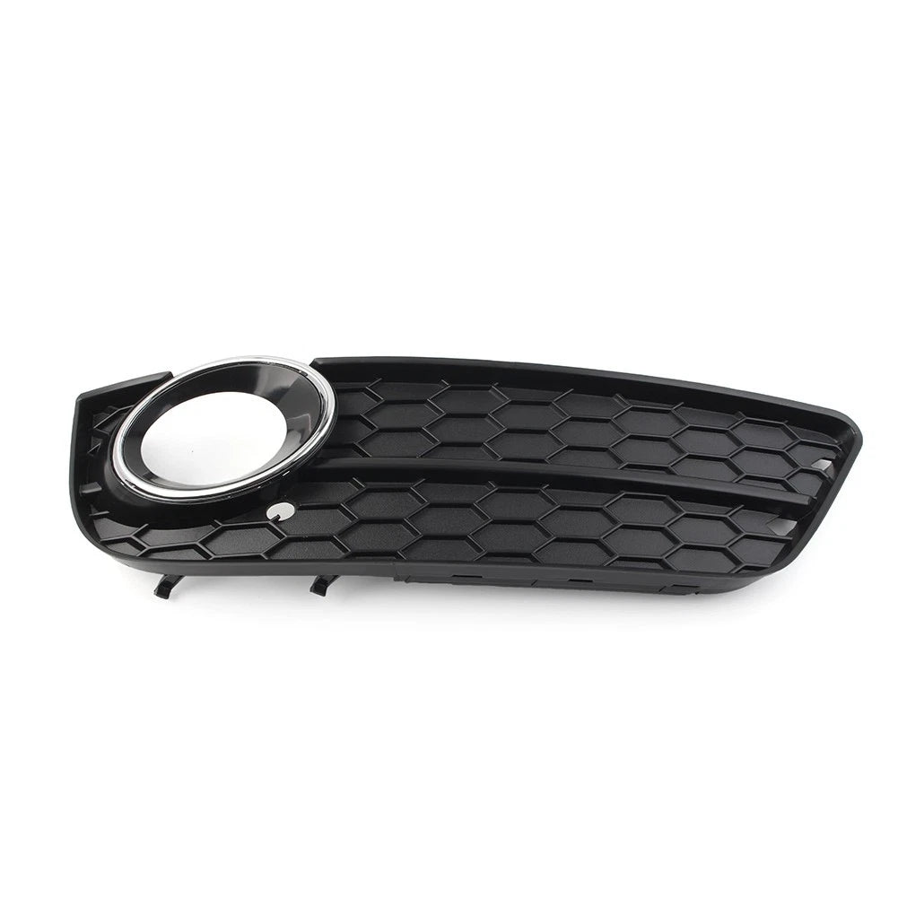 Right Front Bumper Fog Light Grille Cover With Chrome Ring For Audi A5 2008-2011