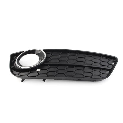 Right Front Bumper Fog Light Grille Cover With Chrome Ring For Audi A5 2008-2011