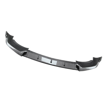 Carbon Fiber Look Front Bumper Splitter Lip For BMW X6 G06 M Sport 2019-2023