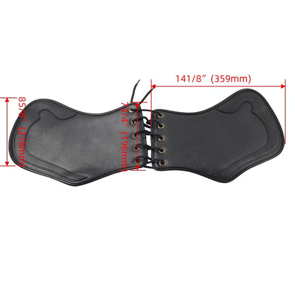 Motorcycle Universal Leather Heat Saddle Shield Deflector For Honda For Harley