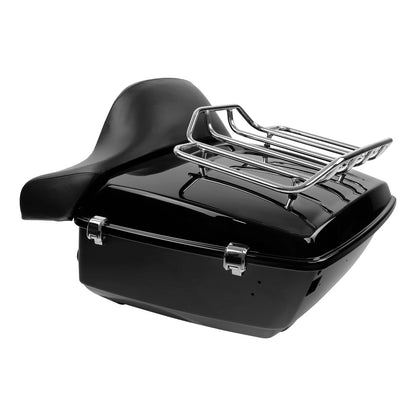 King Trunk Pad Mount Rack Fit For Harley Touring Electra Road Glide 2009-2013 12