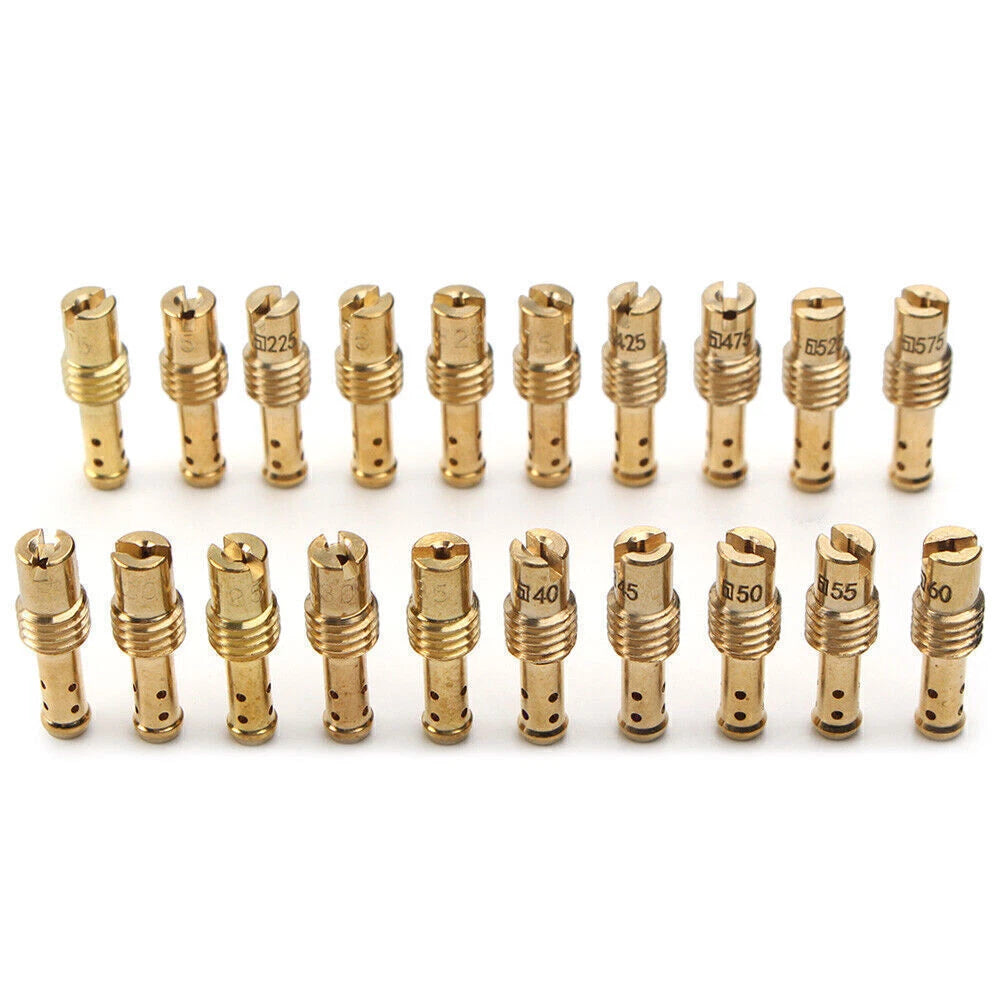 Carburetor Kit 12.5-60 Parts Pilot Jet 8 Bleed Holes For MIKUNI VM TM TMX 20pcs