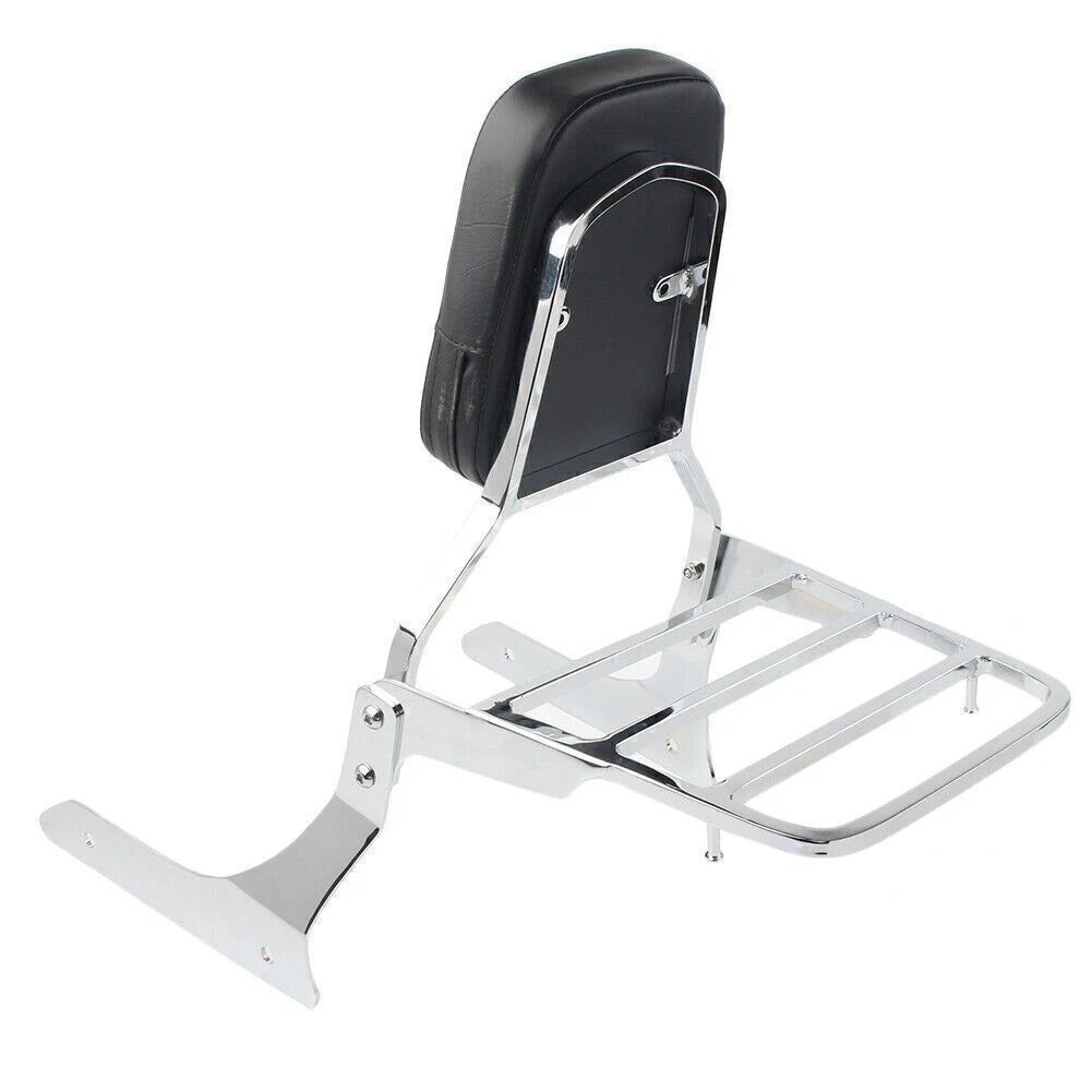 Sissy Bar Backrest Rear Luggage Rack Fit Yamaha Stryker 1300 XVS1300 11-17 Chrom