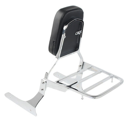 Sissy Bar Backrest Rear Luggage Rack Fit Yamaha Stryker 1300 XVS1300 11-17 Chrom
