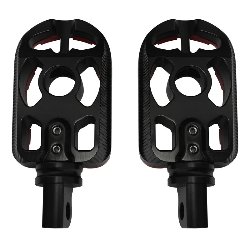 Driver Floorboards Footboards &10mm Rear FootPegs For Harley Electra Glide 09-Up