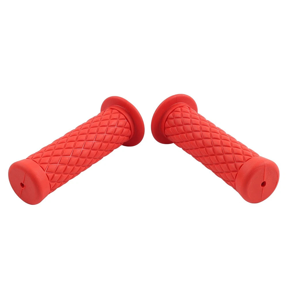 7/8" 22.2mm Left & Right Handlebar Hand Grips For Suzuki For Yamaha Red