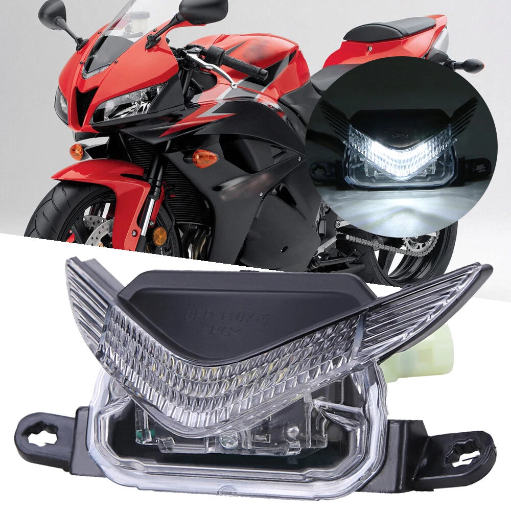 Front Upper Top Bulbs Headlight For Honda CBR600RR 2007-2012 2008 2009 2010 2011