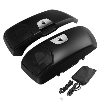 Matte Black Saddlebag Lids Cover Fit For Indian 2019-2025 Chieftain Dark Horse