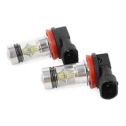 2Pcs H8 White High Power COB LED Bulb Fog/Driving 3030 SMD Head Light Projection