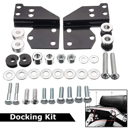Quick Detached Sissy Bar Docking Point Hardware For Harley Touring 94-08 FLH FLT