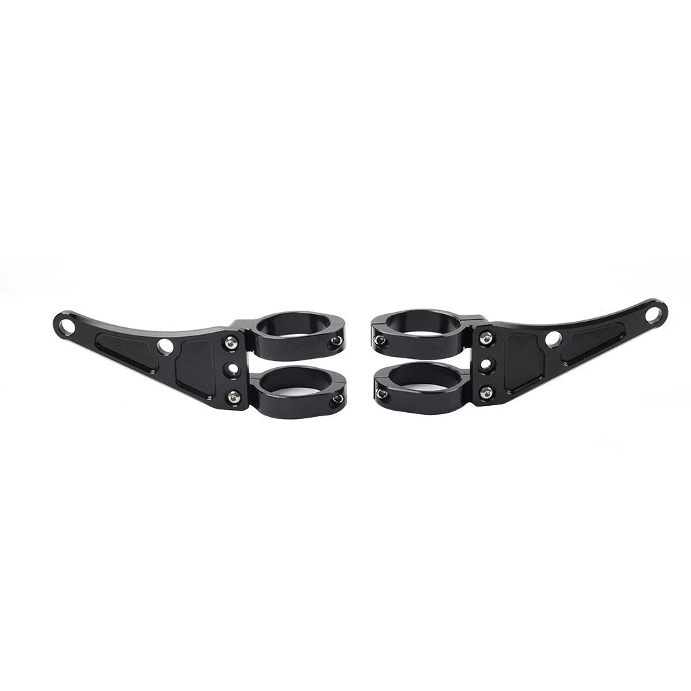 45MM Motorcycle Headlight Bracket Mount Clamp Fork Tube Holder For Harley
